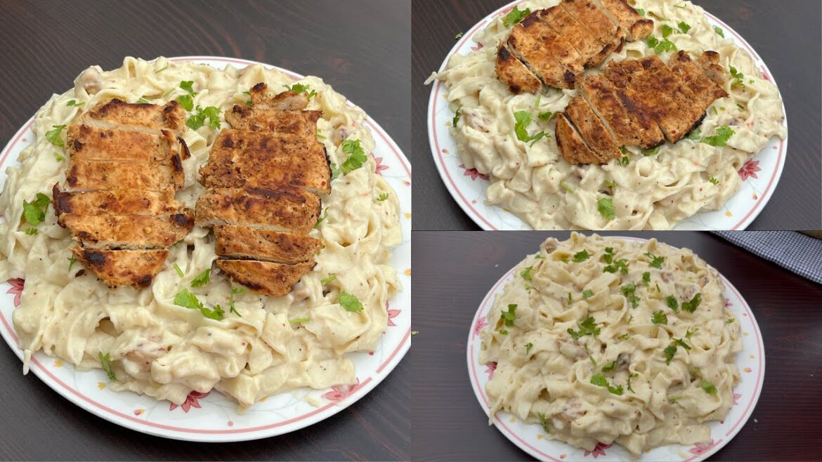 Creamy Fettuccine Pasta Recipe | Fettuccine Alfredo Recipe | Pasta Recipe | Creamy Pasta Recipe