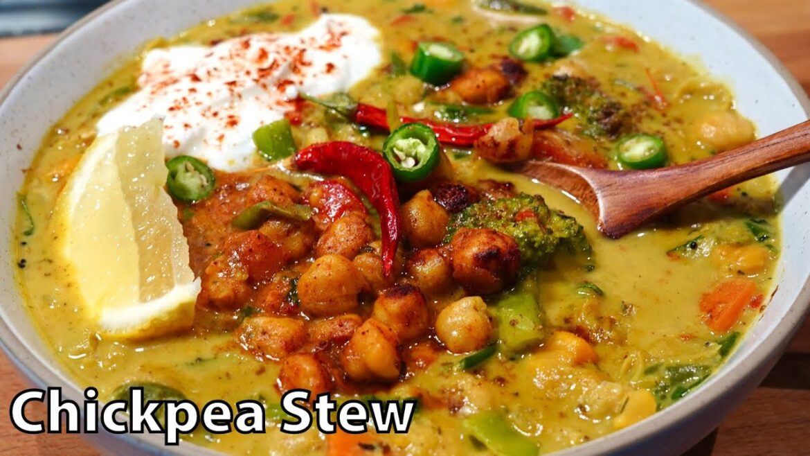 ONE POT CHICKPEA STEW (EASY SIMPLE COMFORT FOOD) Kabuli Chana Recipe ONE POT CHICKPEA STEW (EASY SIMPLE COMFORT FOOD) Kabuli Chana Recipe