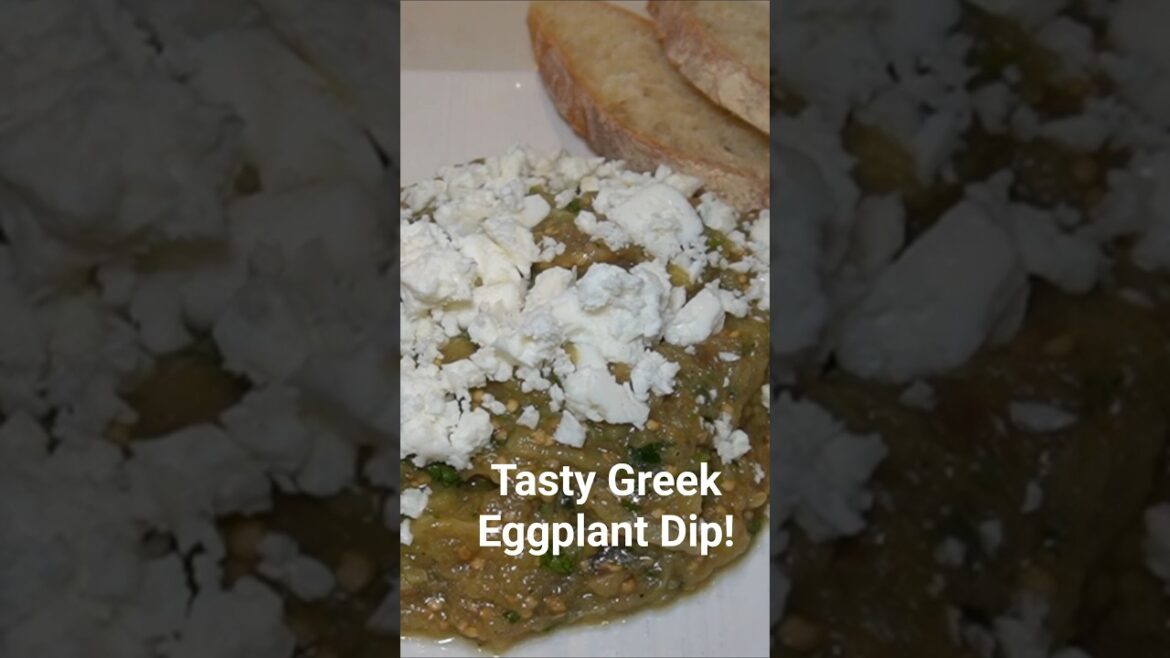 Tasty Greek Eggplant Dip! (Μελιτζανοσαλάτα) #greece #recipe #greek #eggplants #eggplantdip Tasty Greek Eggplant Dip! (Μελιτζανοσαλάτα) #greece #recipe #greek #eggplants #eggplantdip