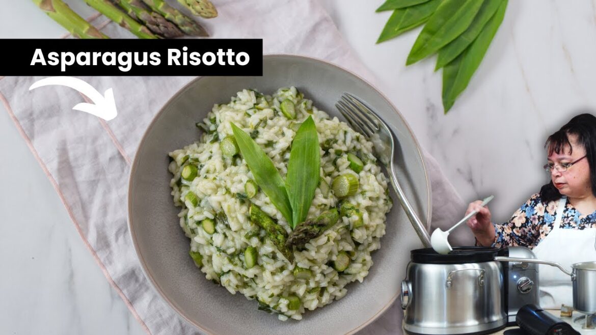 Asparagus Risotto Without Stirring?! Yes, Please | KitchenAid Multi-Cooker with Stir Tower Asparagus Risotto Without Stirring?! Yes, Please | KitchenAid Multi-Cooker with Stir Tower