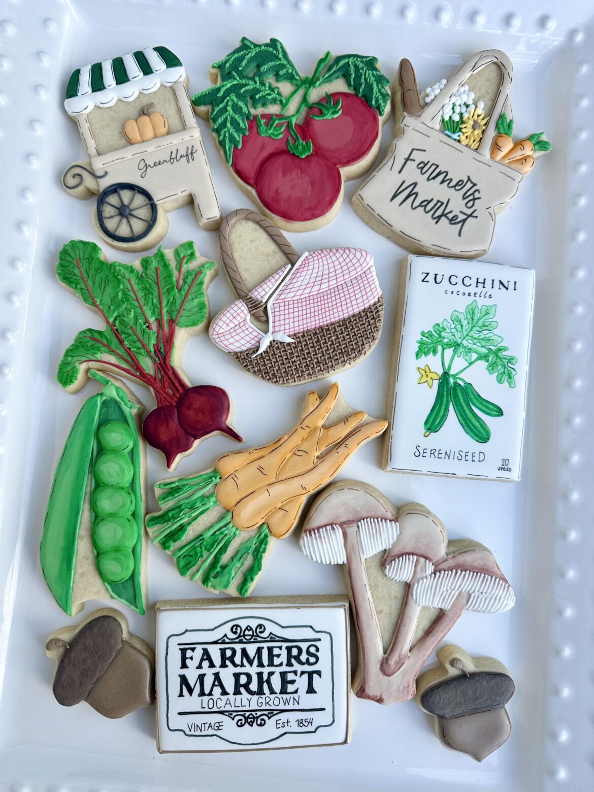 Trying to get back into it and making things I want starting with a farmers market set!