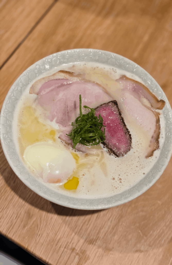 Truffle Tori Paitan ramen 2 versions
