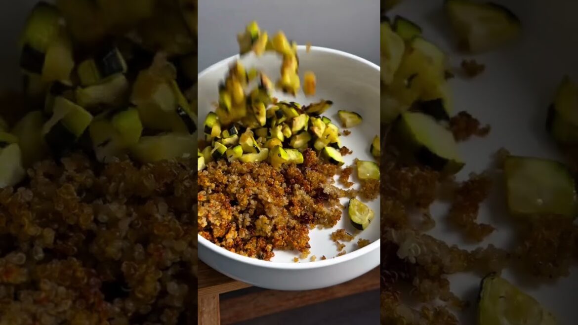 Recette Salade crispy au quinoa (40g de protéine)