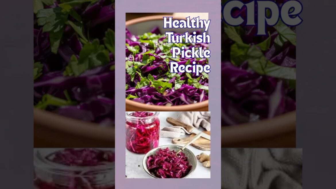 Discover SECRET of Making Perfect Turkish Red Cabbage Pickle at Home