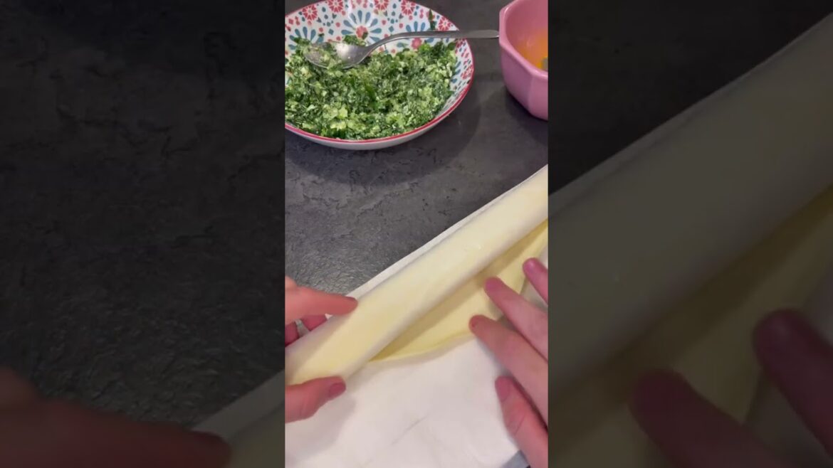 Spinach and Feta Cheese Borek #Turkish Borek