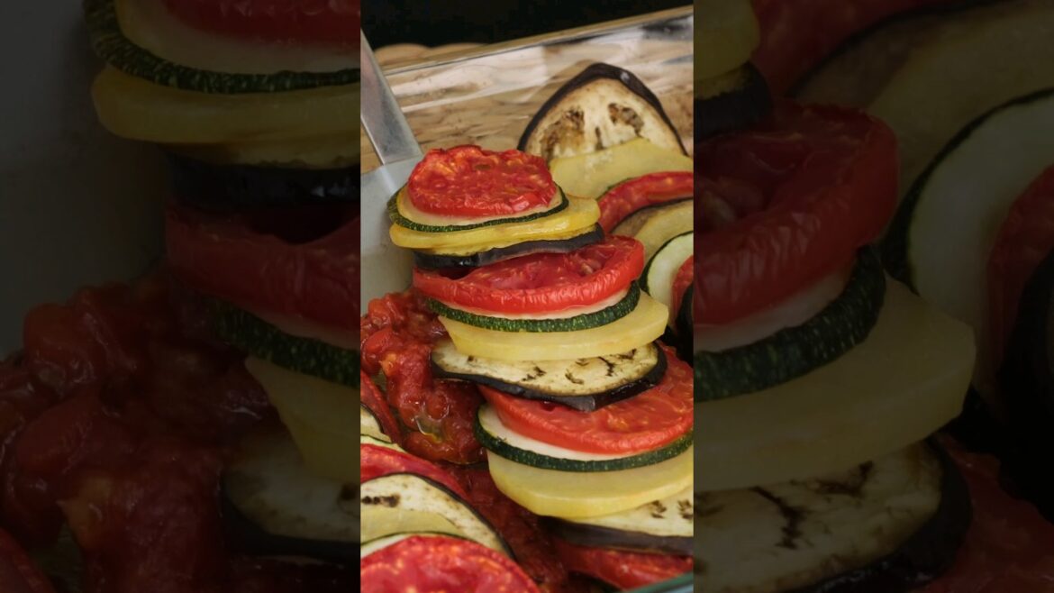 Gemüseschmaus im Backofen! #Zucchini #Aubergine #Kartoffel #Rezept