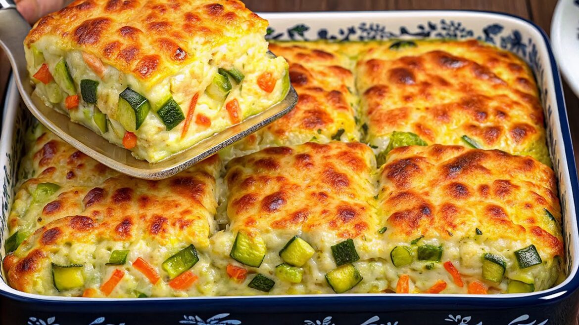 I make this zucchini five times a week! All the neighbors are asking for the recipe!