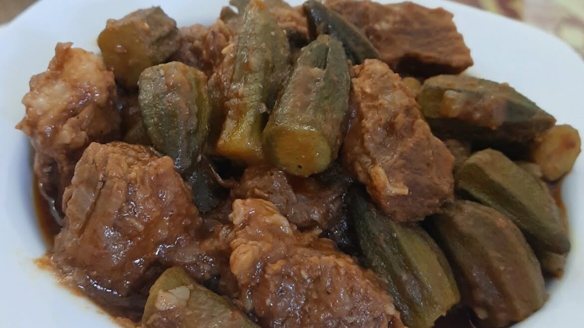 Super easy recipe: Egyptian bamia (okra) with beef Super easy recipe: Egyptian bamia (okra) with beef