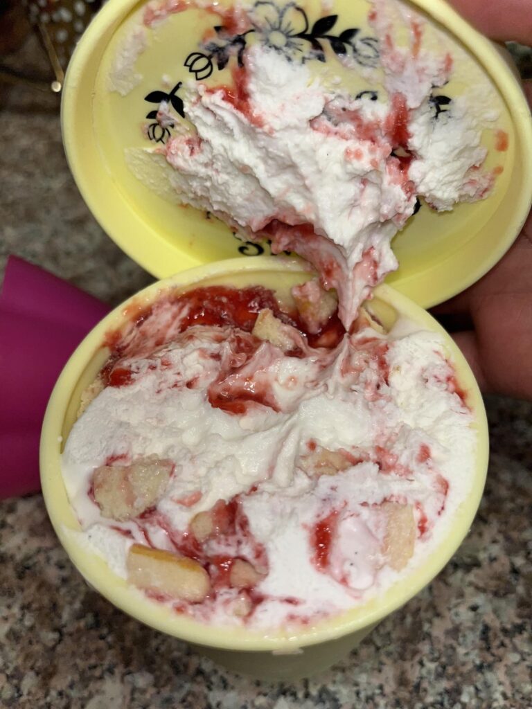 My first ice cream attempt was a success!