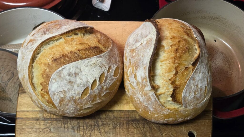 About 7 months of making sourdough now.