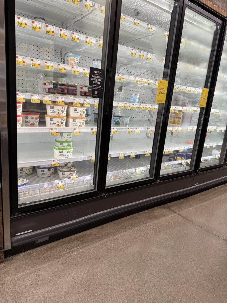 I waited too long to check out the Whole Foods 50% off ice cream sale… but I still found some treasure.