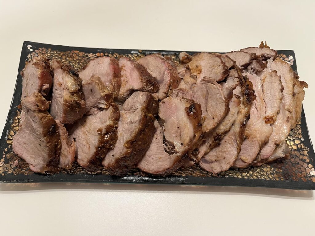 2025-07-27 Mustard-Sugar Roasted Pork + Skin-on Mashed Potatoes