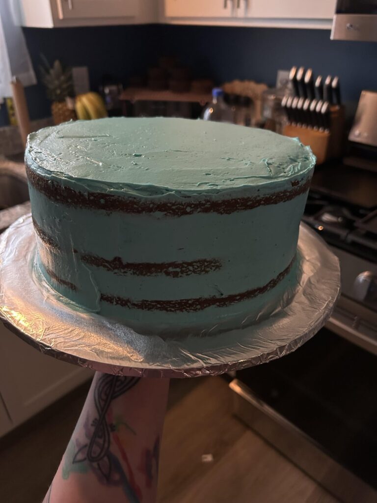First 3 Layer Cake