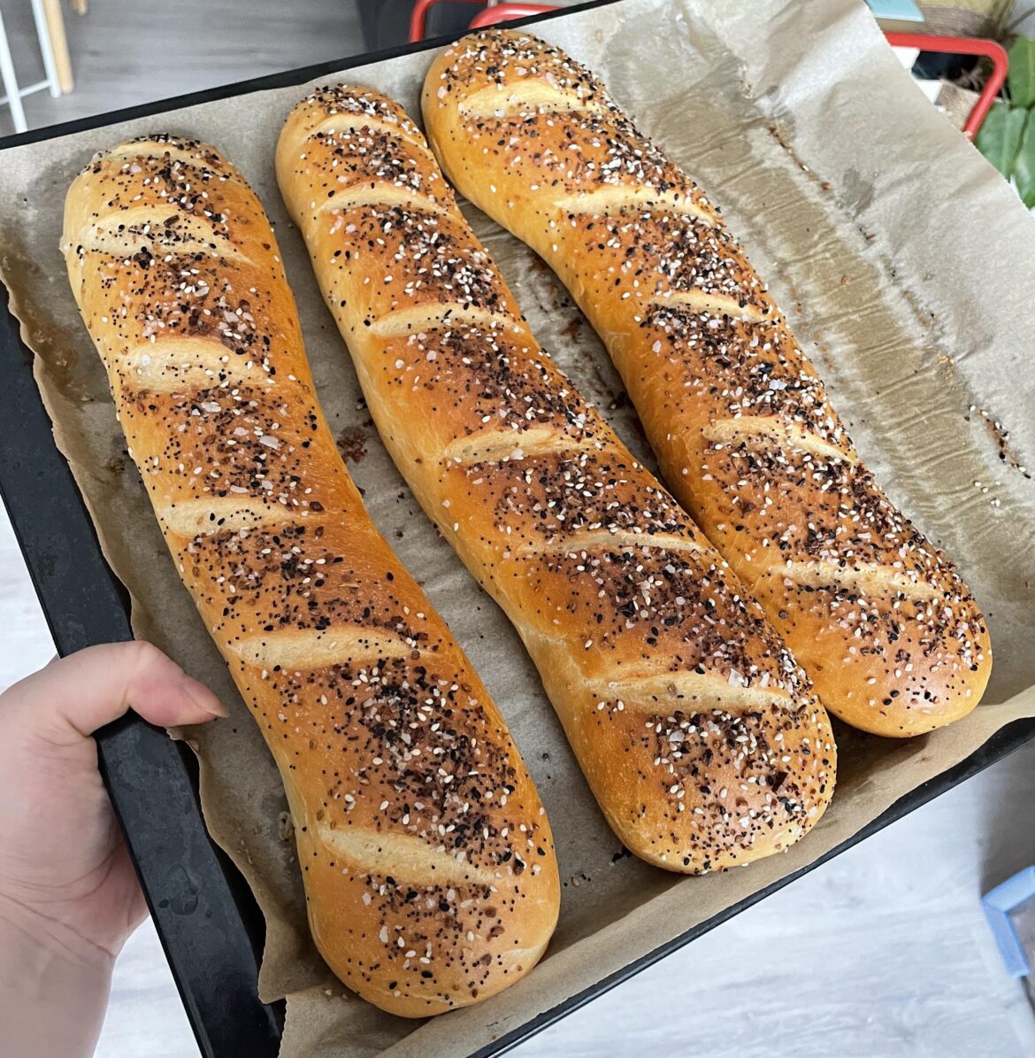 Never had subway but wanted to try it at home, so I made some bread for lunch tomorrow