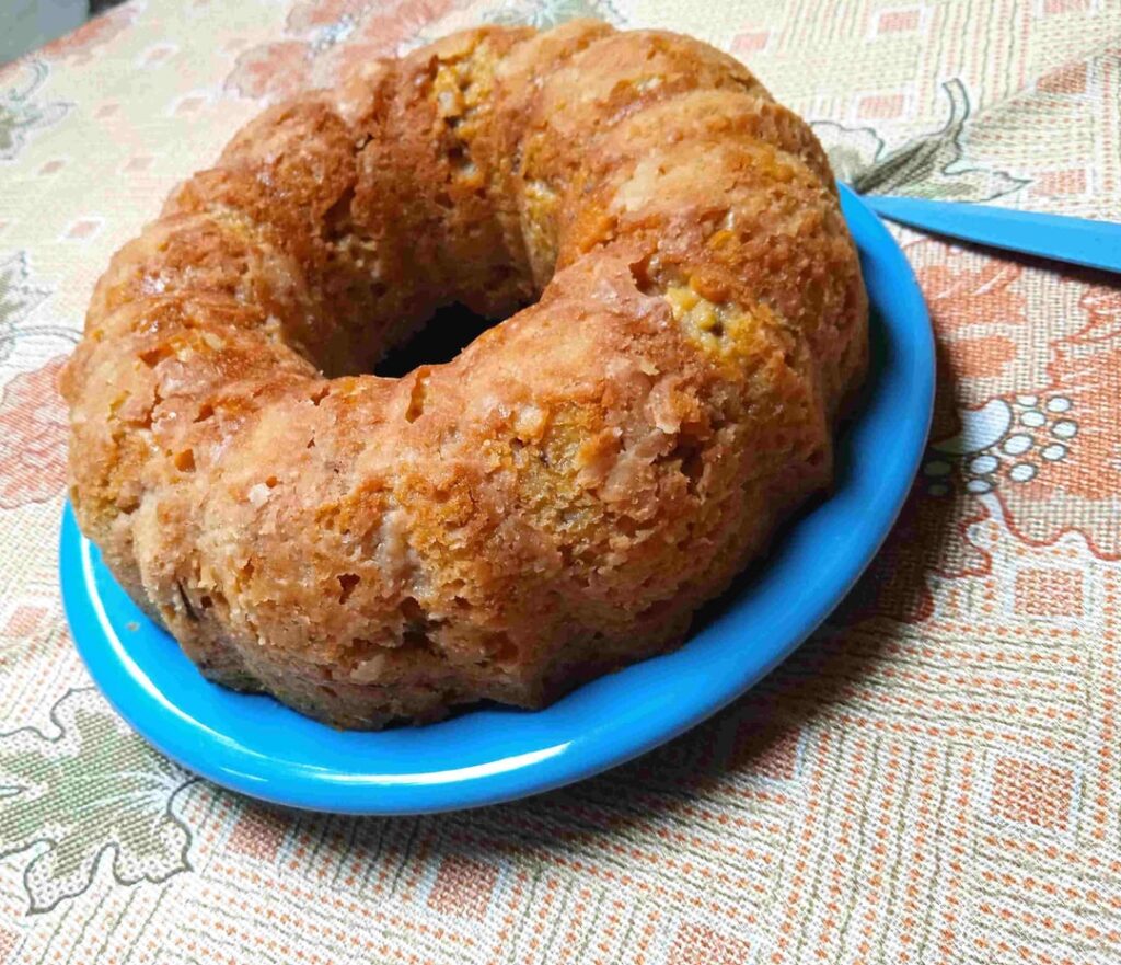 Jojoto (sweet corn) and coconut cake