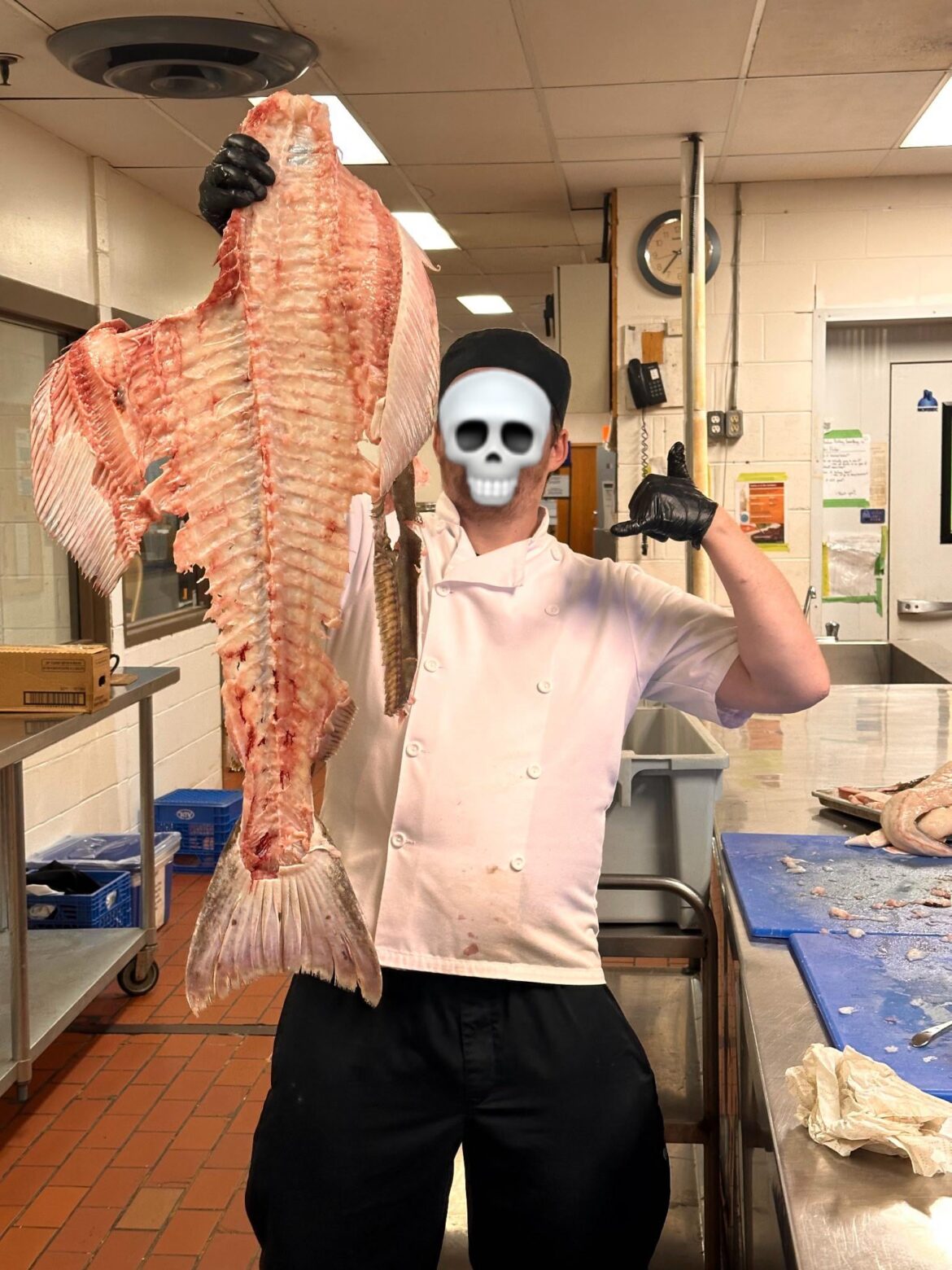 Done filleting the halibut Chef 🫡
