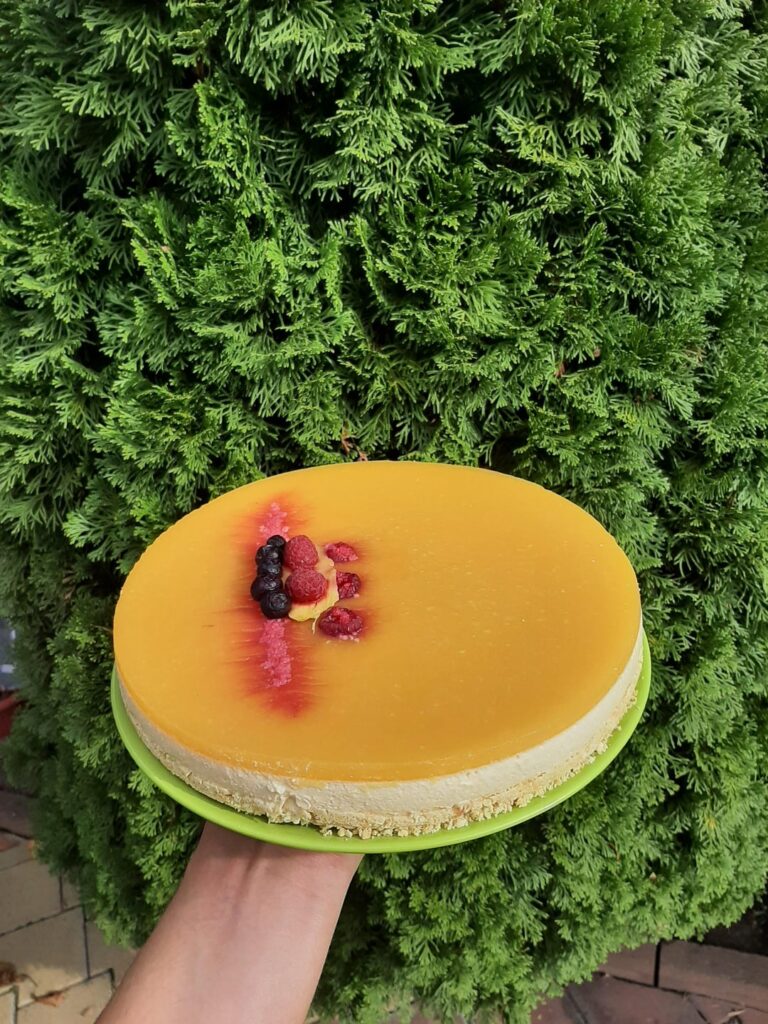 Forrest fruits and mango cheesecake