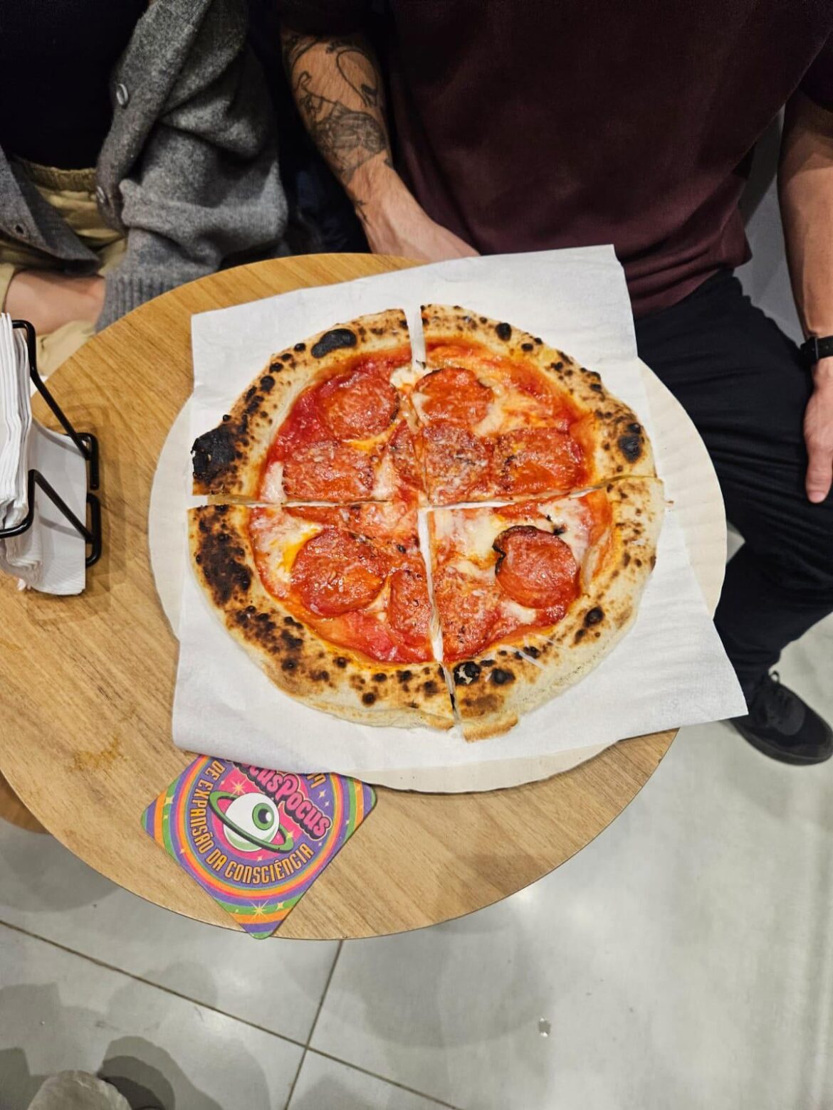 From the pizza pop up today