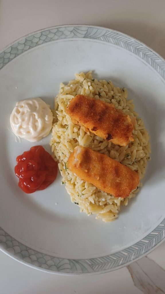 Orzo & Fish Finger