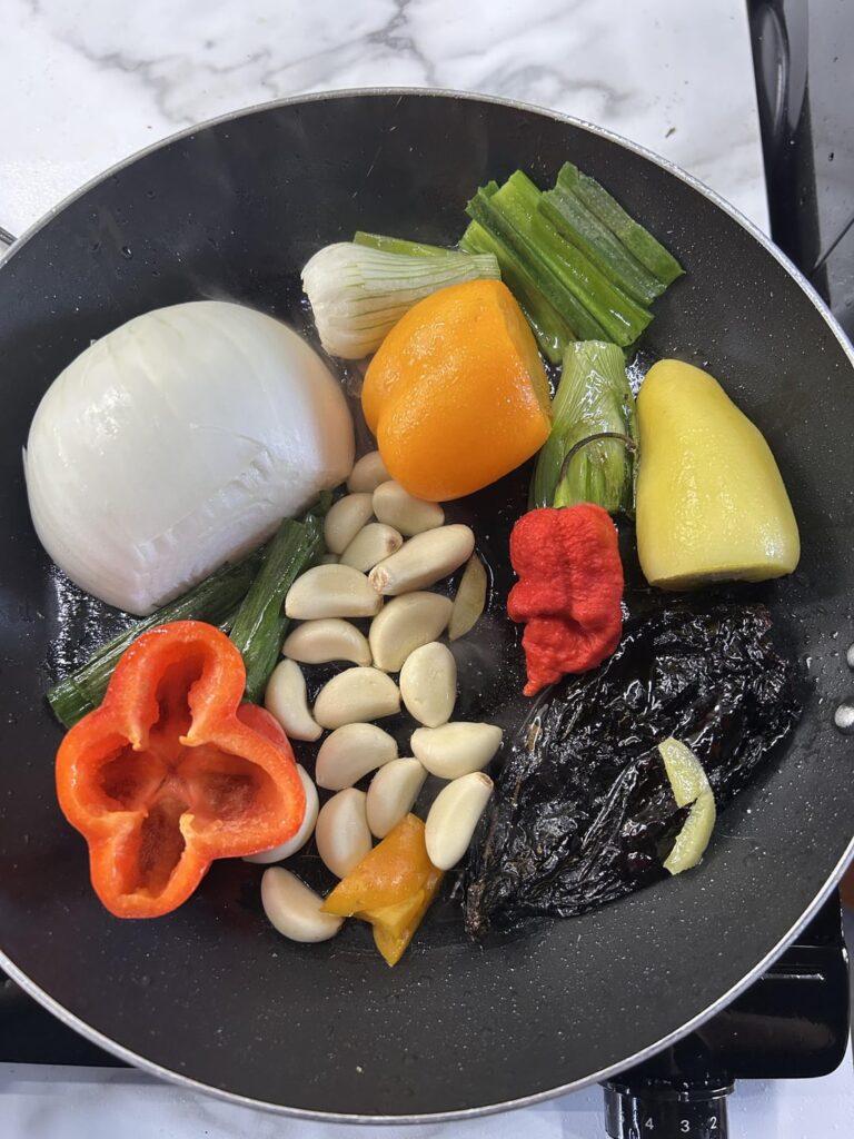 Fresh Carolina reaper salsa