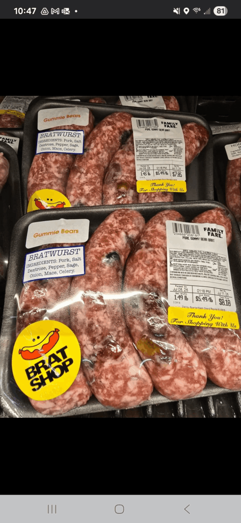 Gummy Bear Brats. WHY?!