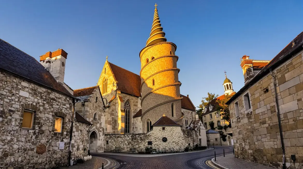 This French village's 500-year-old 'impossible' spire defies architectural logic (and only 1,400 people get to see it daily)