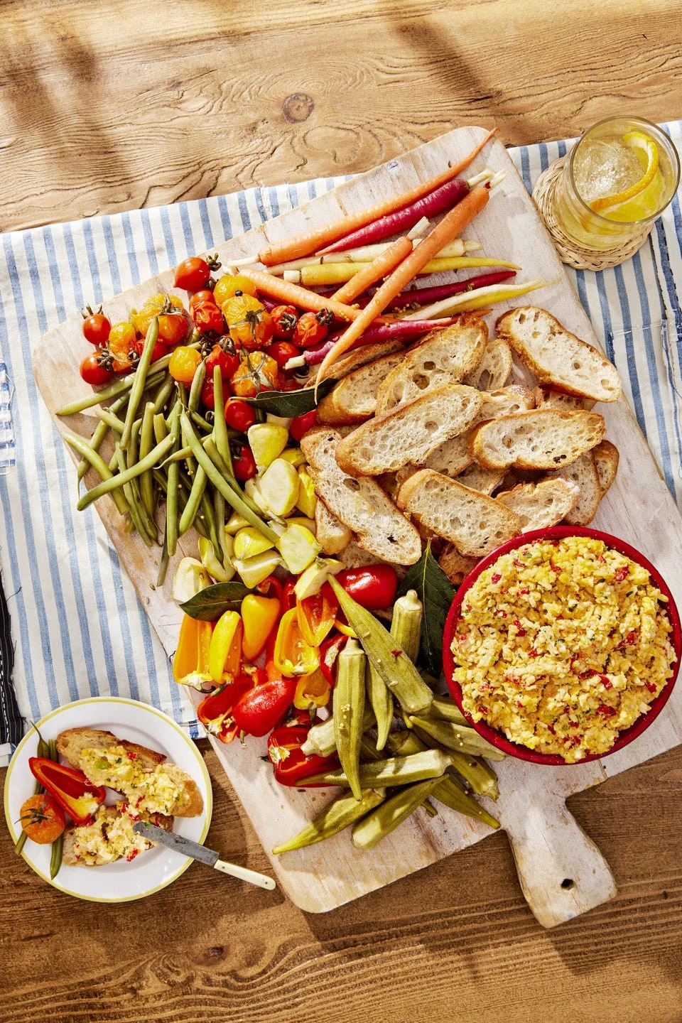 classic southern pimento cheese and quick refrigerator pickles