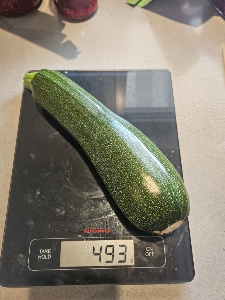 First courgette/zucchini of the season. Made a cake with it... (recipe in comments)