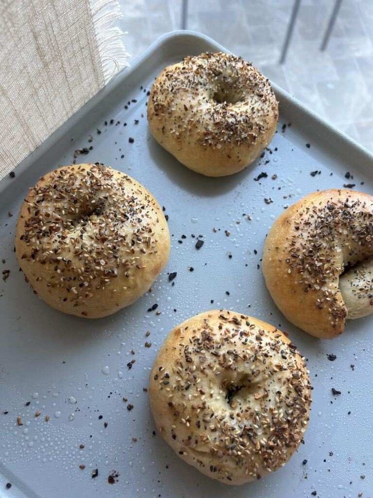 Sourdough bagels