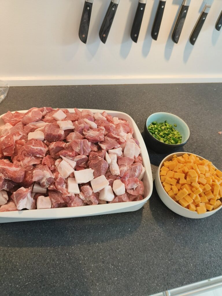 First time doing Jalapeno Cheddar sausages on the WSM First time doing Jalapeno Cheddar sausages on the WSM