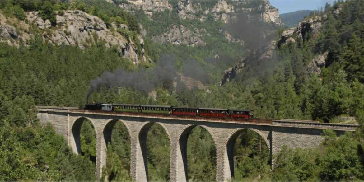 The steam train in France which runs on coal – and olives