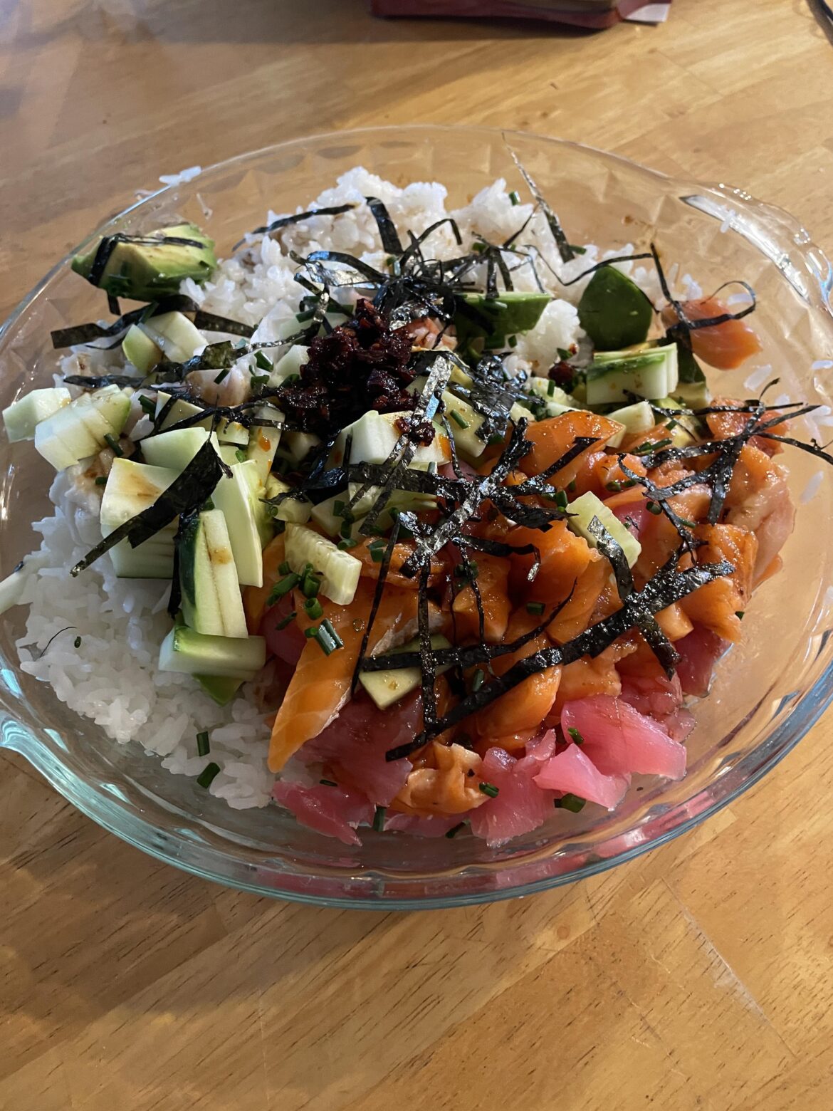 When you rage quit rolls and make poke instead