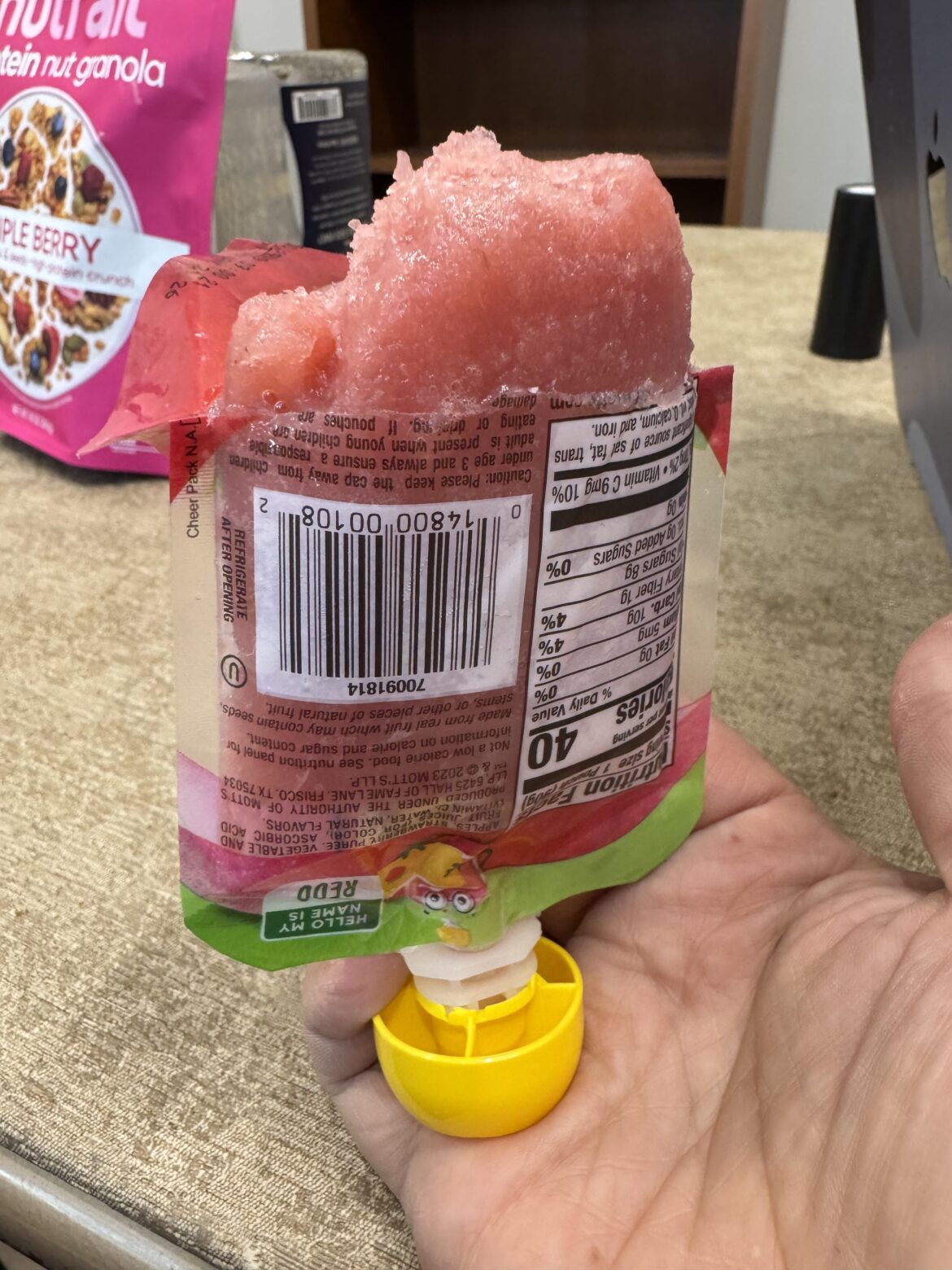 Frozen treat that’s low sugar