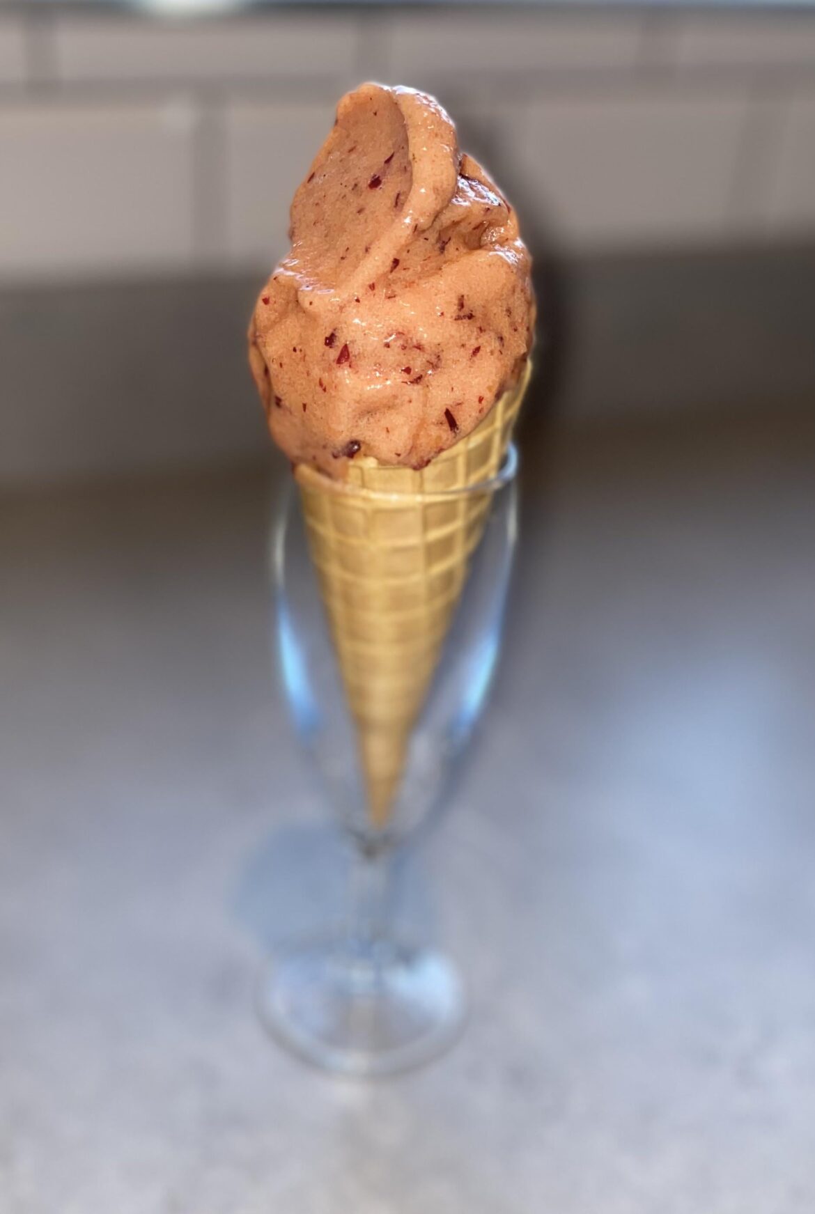 Plum & Iced Tea Sorbet