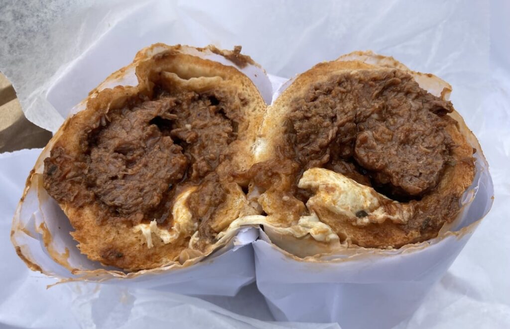 Steak pizzaiola from Defonte's