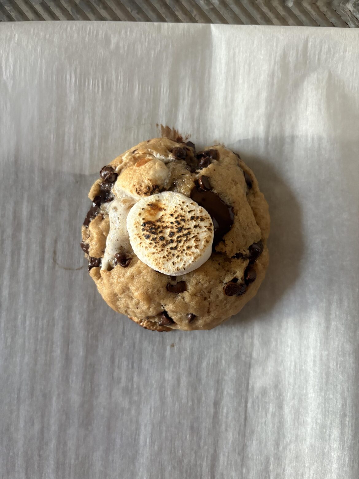 I made s’mores cookies with sourdough discard