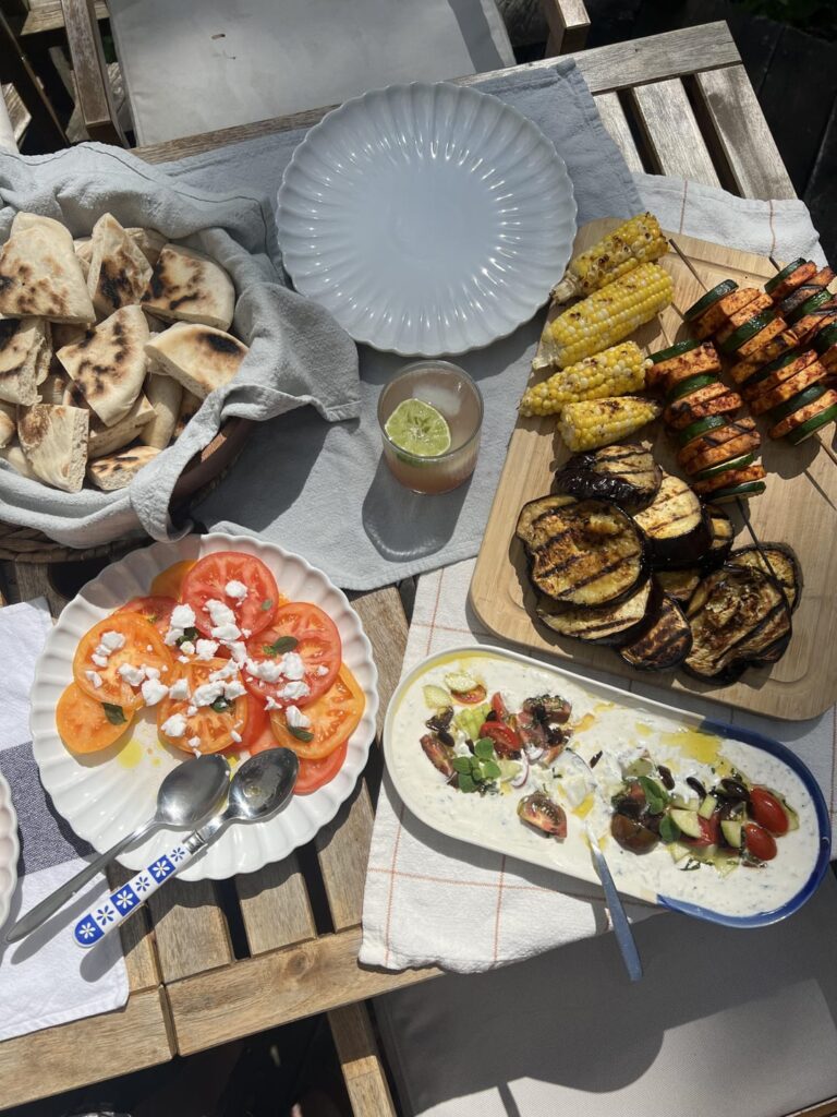 Vegan barbecue with my parents 💕