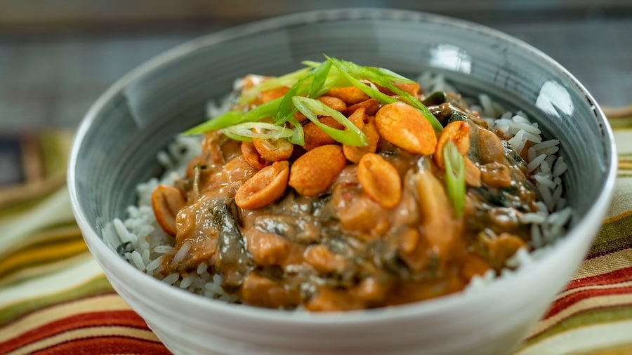 Peanut stew from the Refreshment Outpost at EPCOT Festival of the Holidays