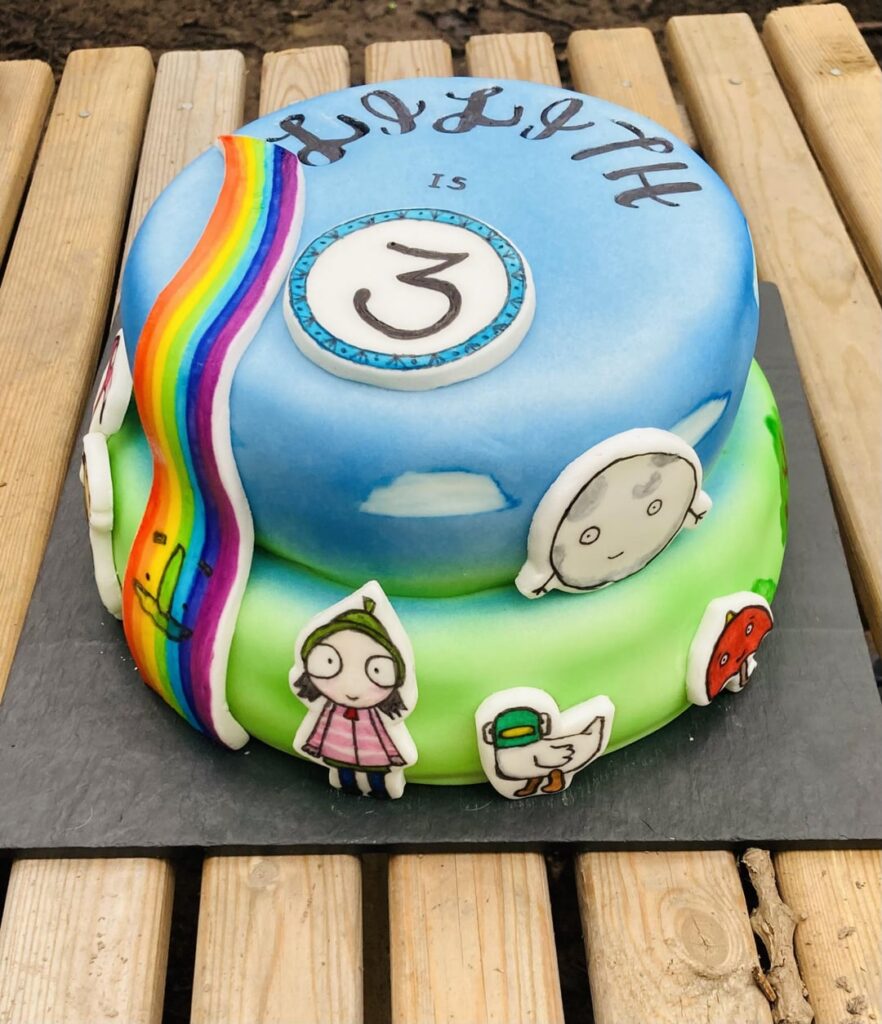 My daughters 3rd birthday cake