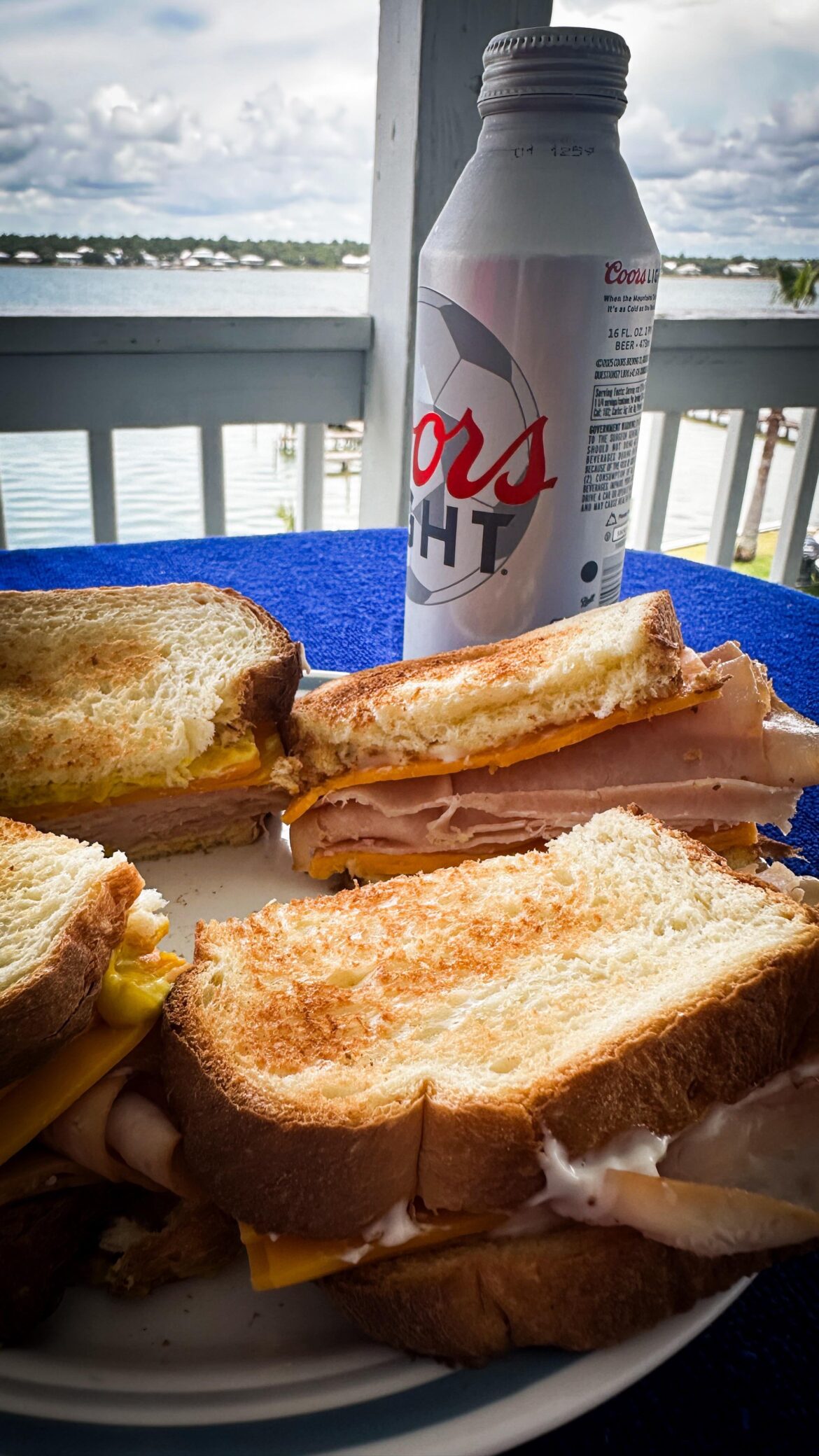 Turkey and Cheddar sandwiches that you have to scrounge together from simple ingredients because you’re at the beach with the kids and they don’t eat fancy ingredients. But they’re down for a nap and this is your only moment of zen.