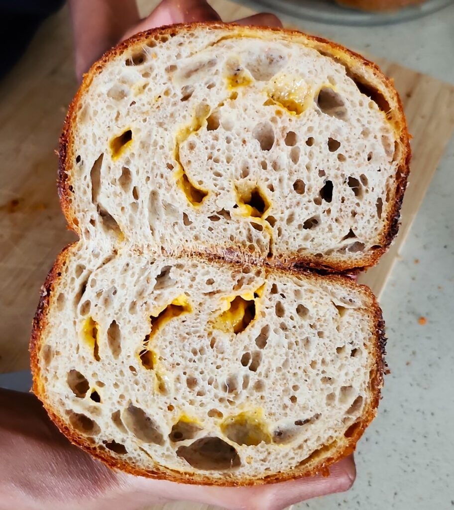 Easy Cheddar Sourdough