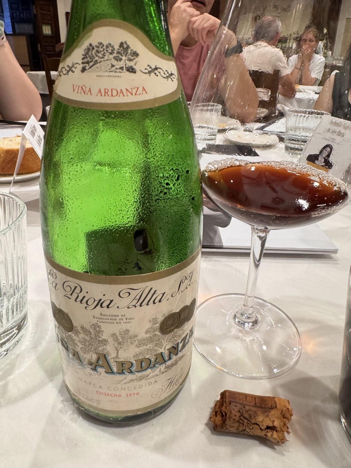 A weird experience at a legendary restaurant in Spain, featuring 1970 Viña Ardanza