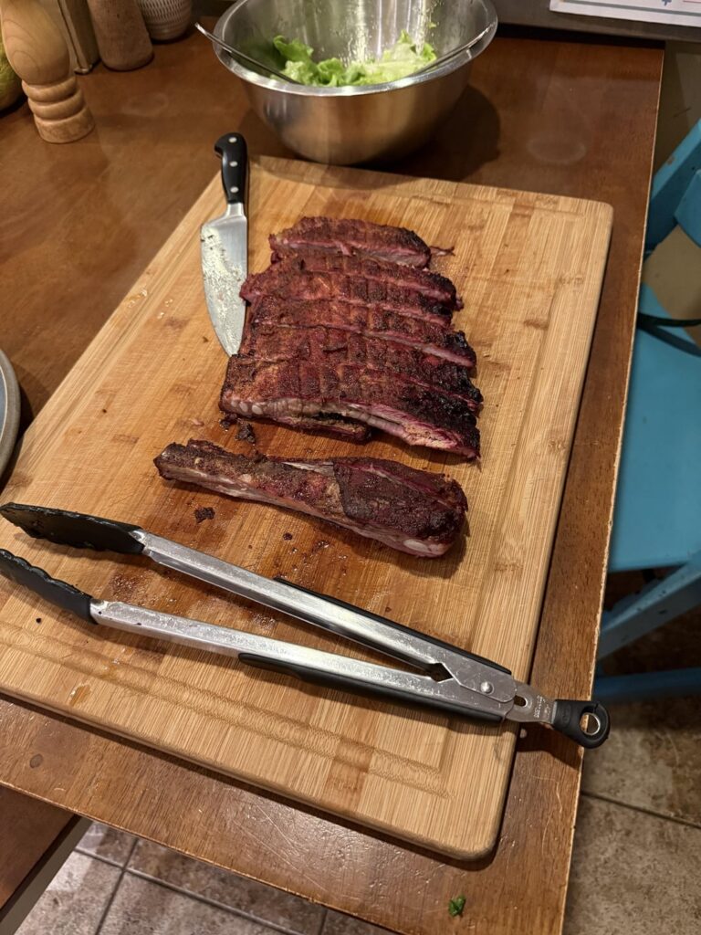 Rate my dad’s ribs