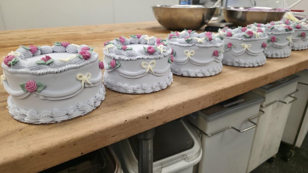 Cakes I've made for work, trying to stay creative when I have to make so many at once (and do them quickly 😅)