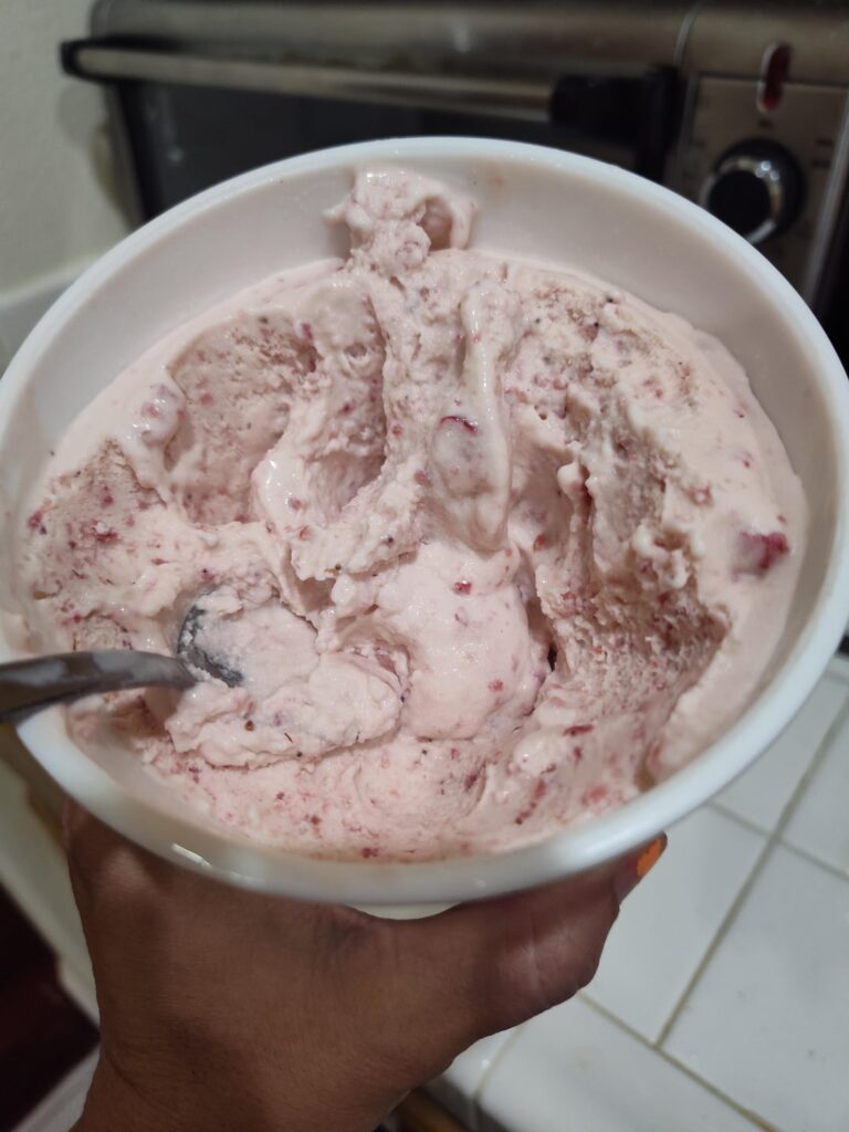 My home made ice cream attempts.