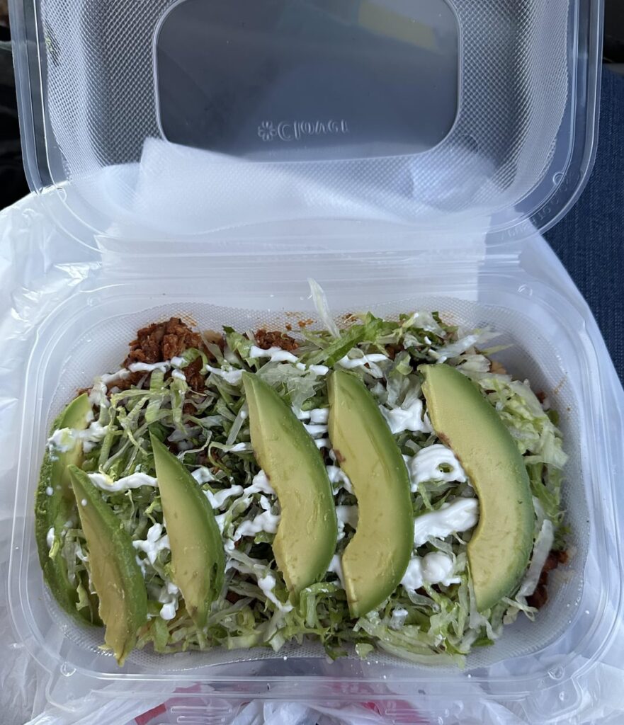 Estimate for chicken burrito bowl from Mexican food truck?