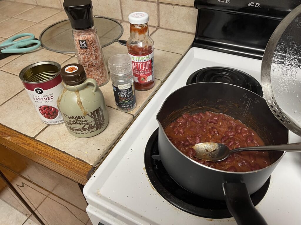 This is Proper homemade beans on toast. Y’all ain’t got nothing on this!