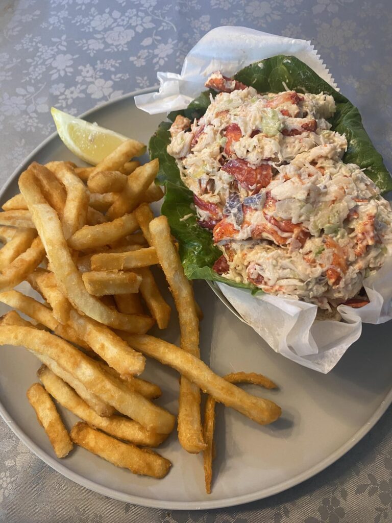 lobster Roll with fries