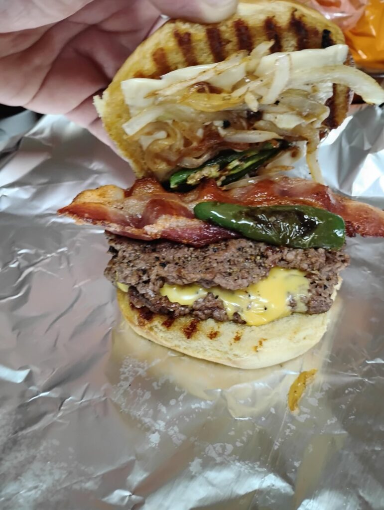 Double cheeseburger
