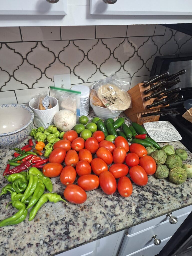 First time making Smoked Salsa!